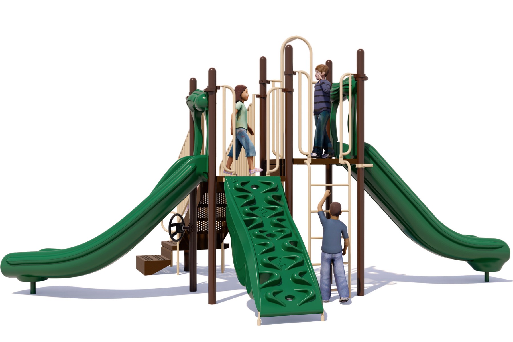 Ready to Run Playground - Natural Color Scheme - Front View