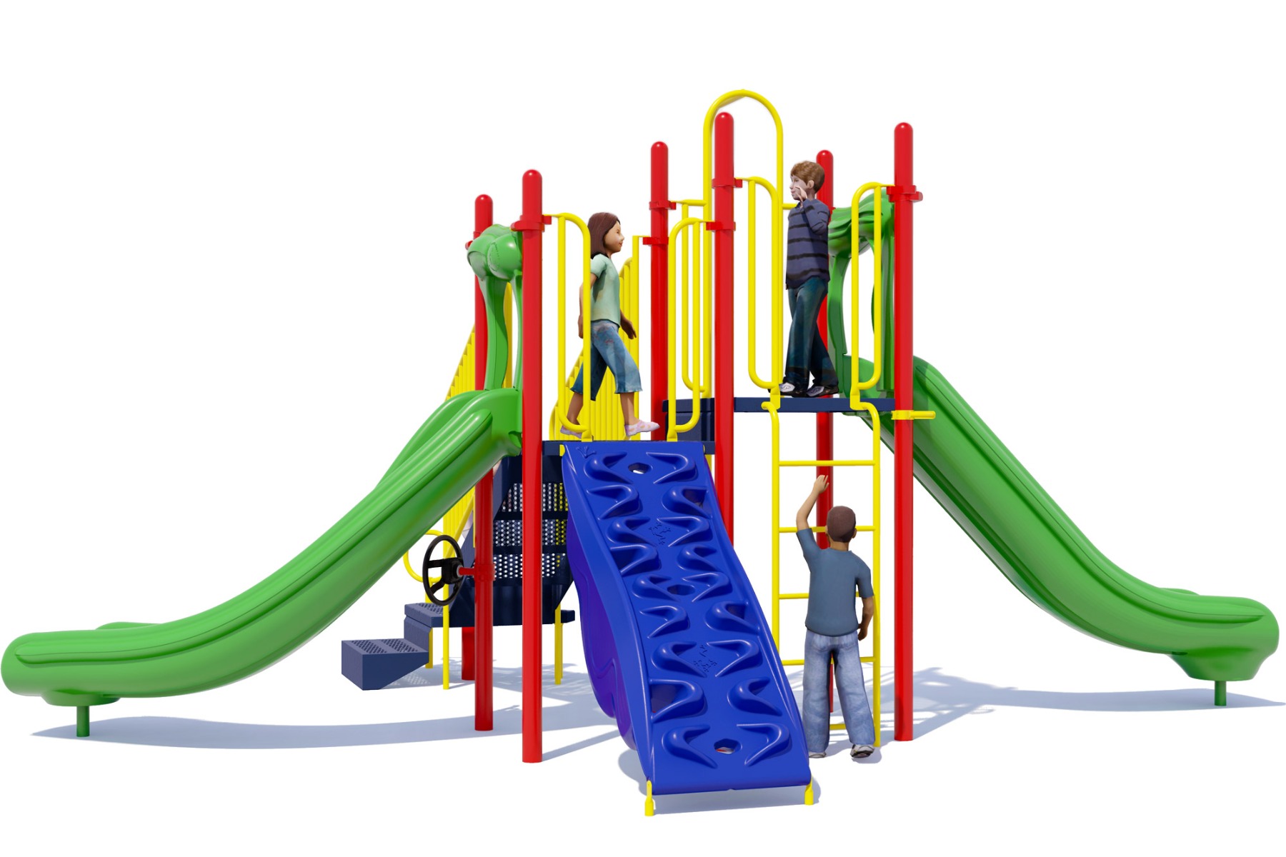 Ready to Run Playground - Playful Color Scheme - Front View