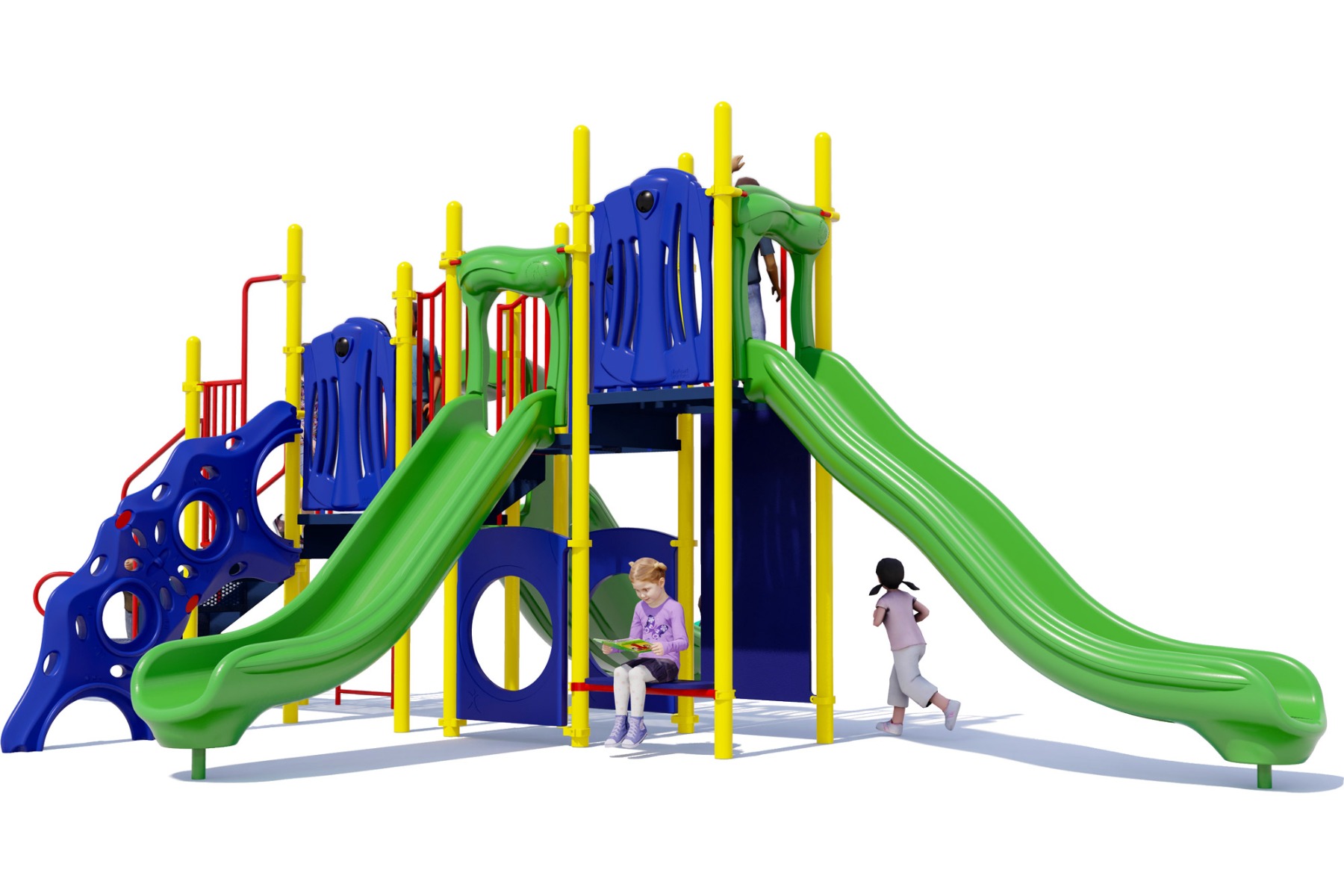 BigTime Commercial Playground Equipment - Rear - Playful| All People Can Play