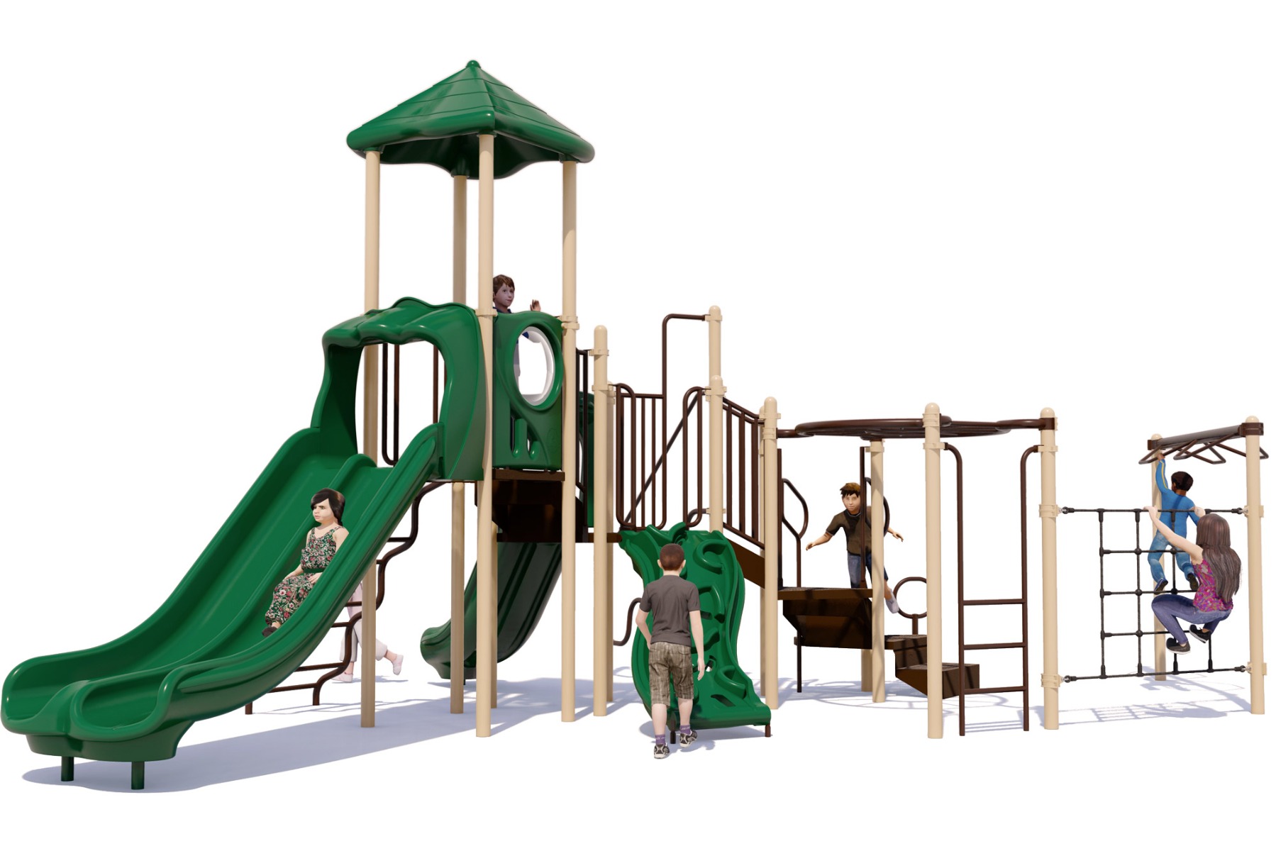 Thunder Hill - Natural - Front | All People Can Play Commercial Playground Equipment