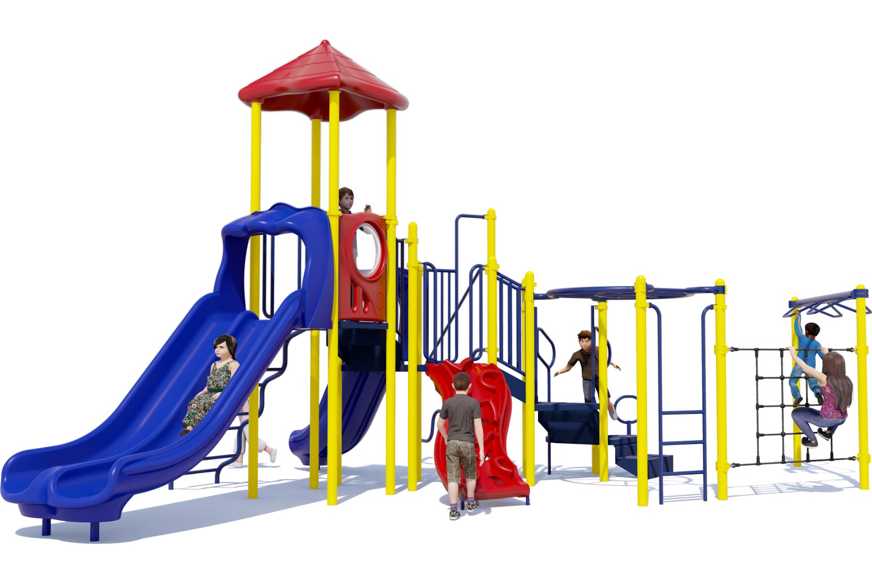 Thunder Hill - Playful - Front | All People Can Play Commercial Playground Equipment