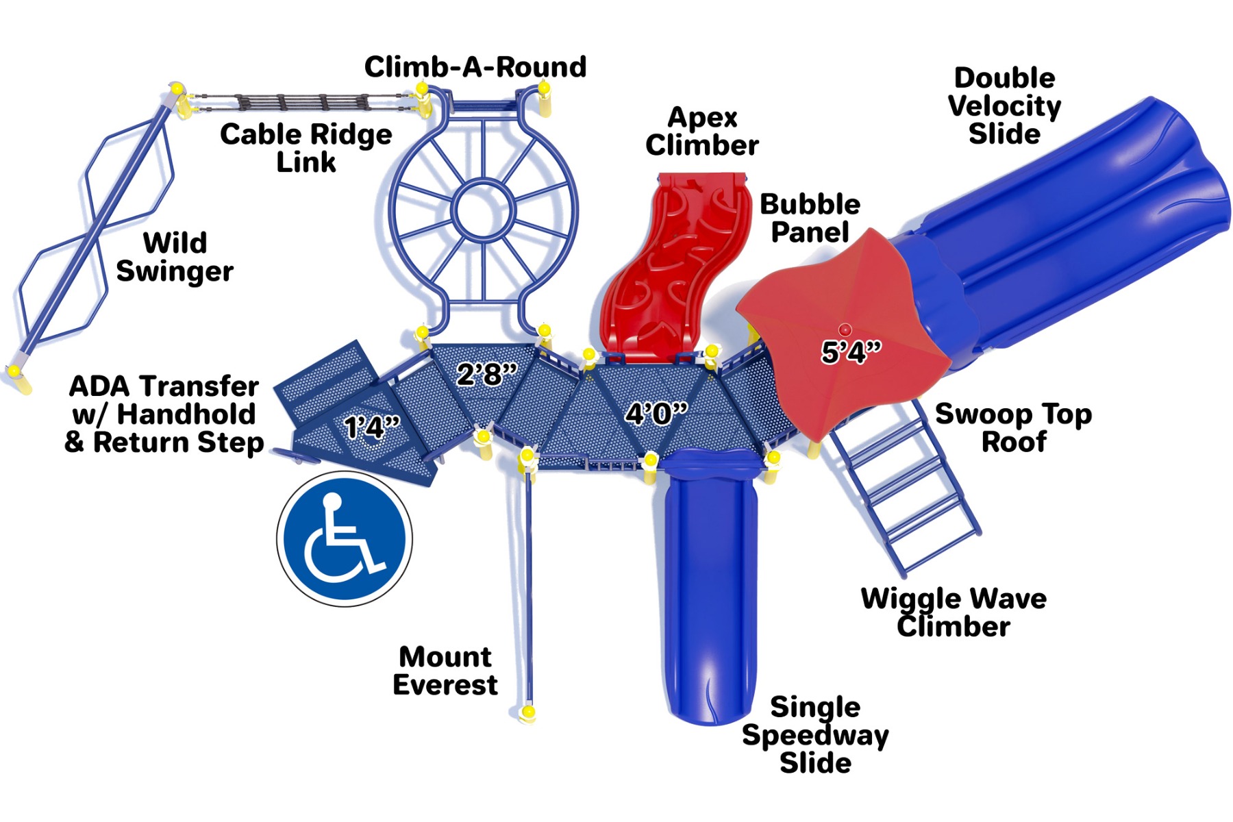 Thunder Hill - Playful - Top | All People Can Play Commercial Playground Equipment