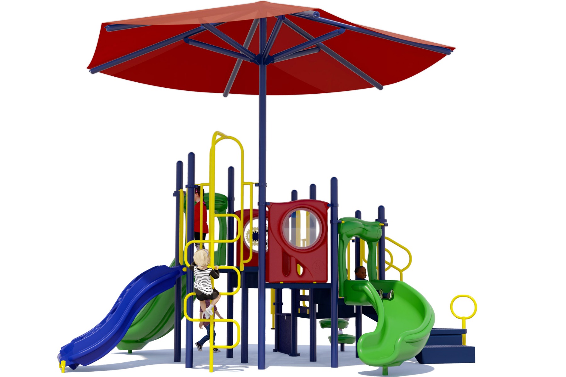 3 Blind Mice Commercial Playground Equipment | Rear | Playful