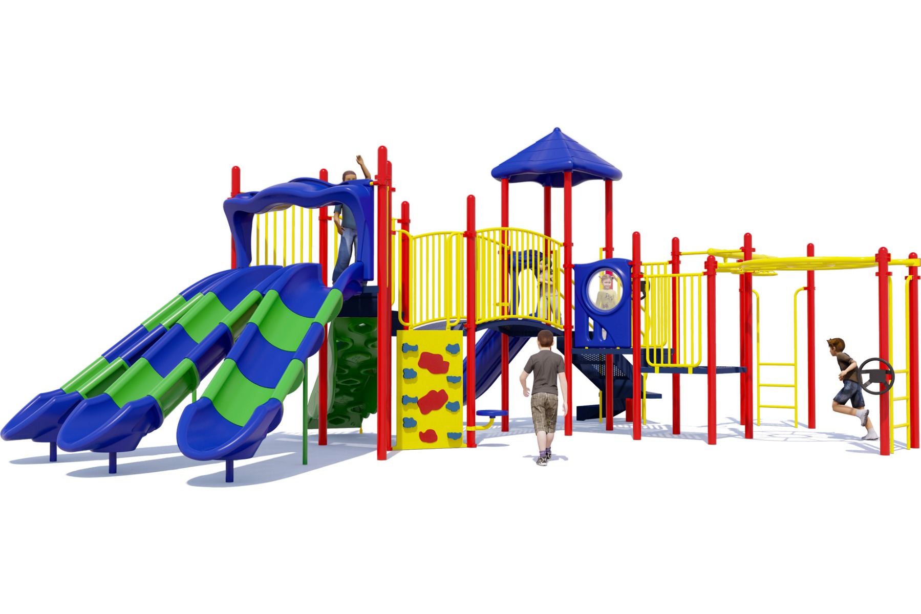 Main Event Playground Equipment | Playful Colors | Front