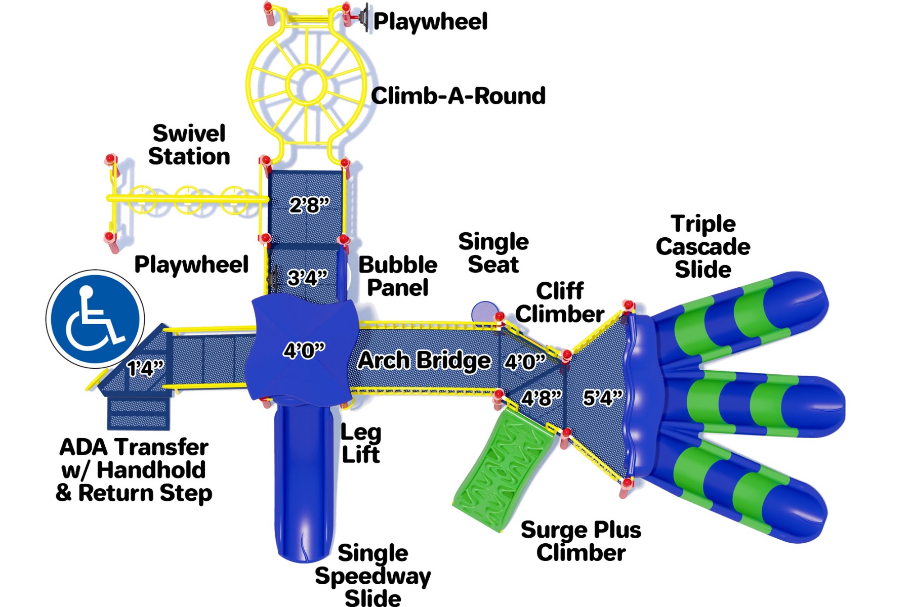 Main Event Playground Equipment | Playful Colors | Top 