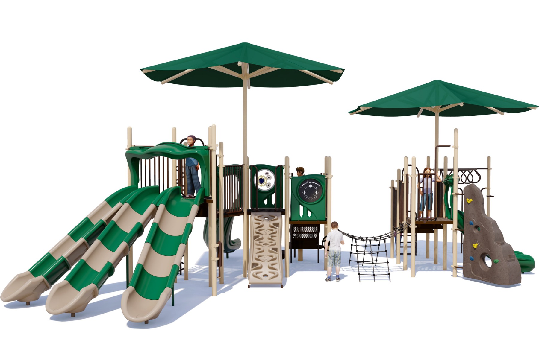 Trump Tower Playground - Natural Color Scheme - Front View