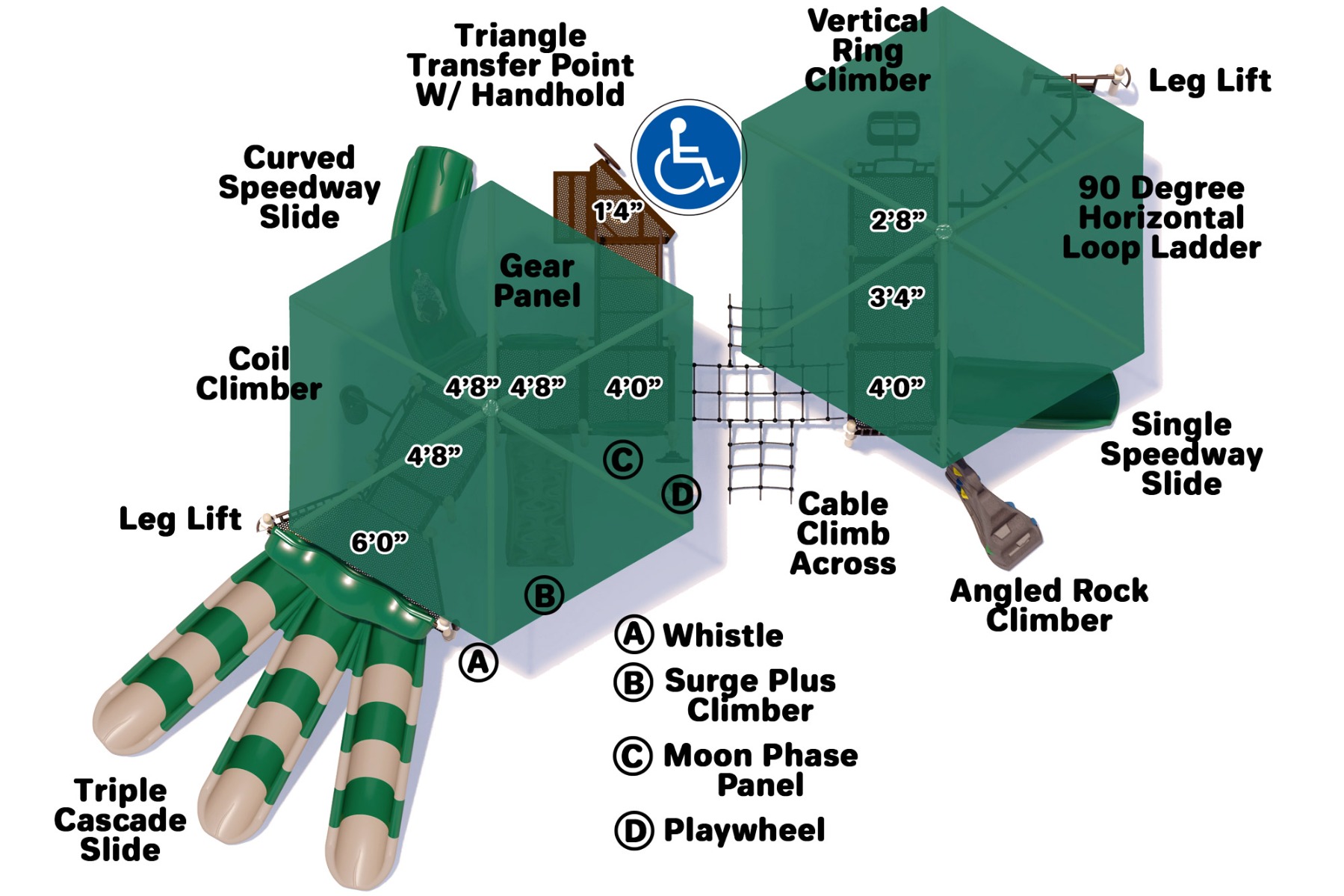 Trump Tower Playground - Natural Color Scheme - Top View