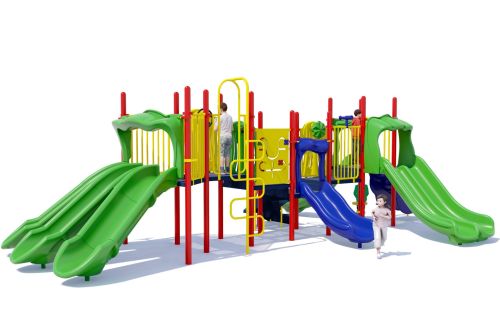 Slide Mountain - Front View - Playful Colors | All People Can Play