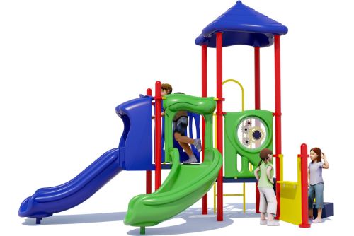 Emoji Play Structure | Primary Colors | Front View