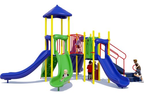 Callie's Castle Playground | Playful Color Scheme | Front View