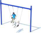 1 Bay Single Post Swing Frame