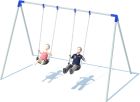 1 Bay Bi-Pod Swing Frame