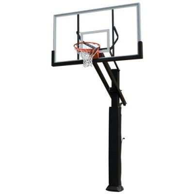 Adjustable Basketball Goal With Breakaway Rim